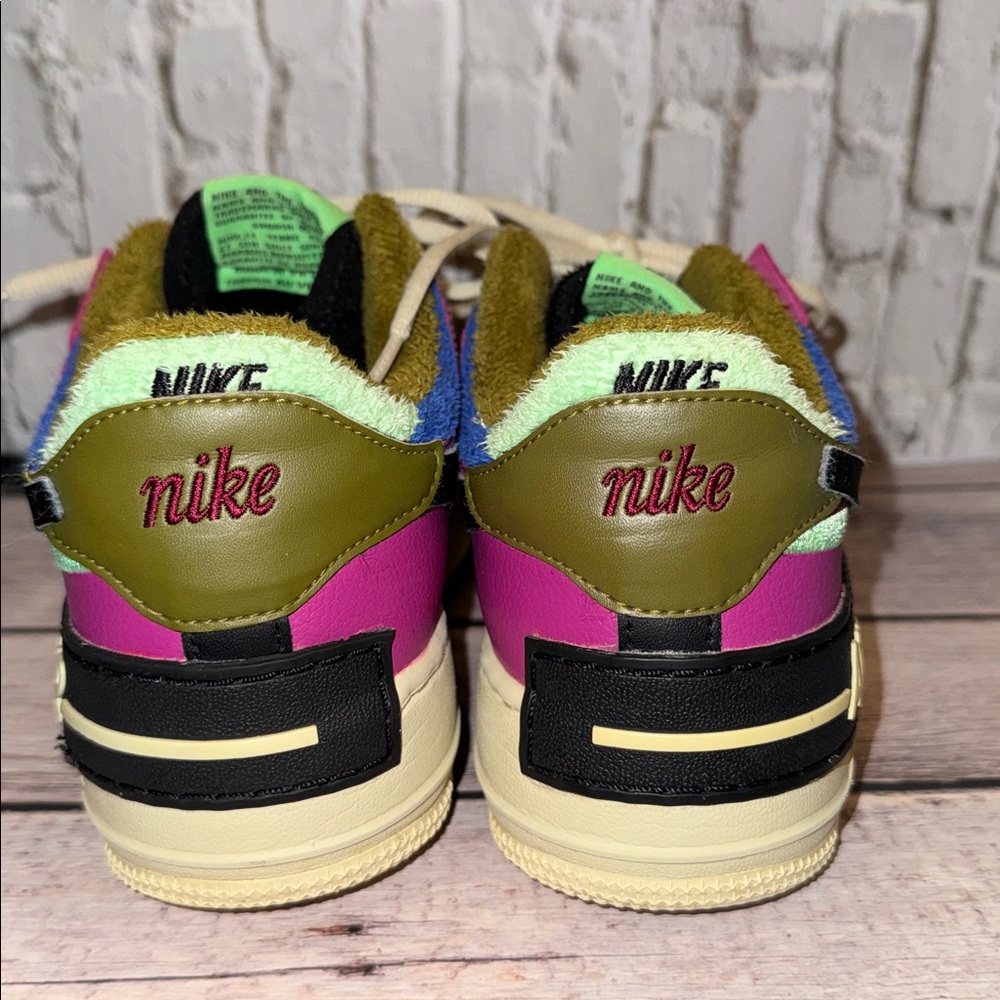 Nike Air Force 1 Shadow SE 'Cactus Flower' CT1985-500 Women's Shoes - Picture 8 of 12